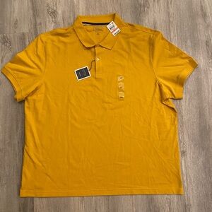 Club Room Yellow men Polo Shirt Classic Design/size 3XL